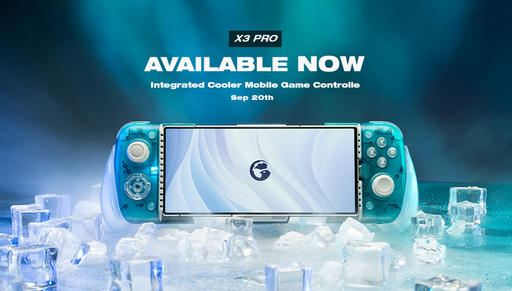 GameSir X3 Pro Integrated Cooler Mobile Controller - Cool by Design, Powerful in Play