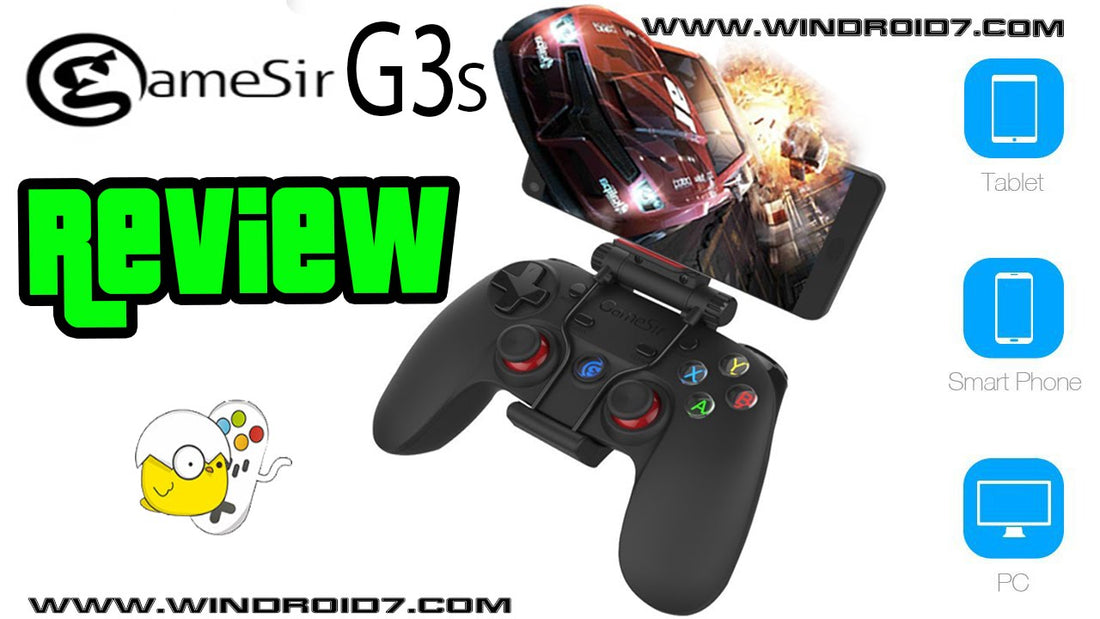 EL MEJOR GAMEPAD Bluetooth 2016 Para Android, iOS, PS3 Y PC | GameSir G3s Review